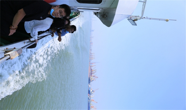 深圳大鹏新区海葬纪念仪式